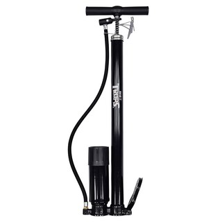 TROPS 特波士 立式高壓打氣筒 全長約54cm 附氣壓表, 黑色, 1個