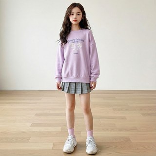 핑크비 여아용 가드너 맨투맨