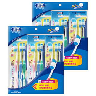 Shallop 刷樂 杯型彈力牙刷, 9支, 2組