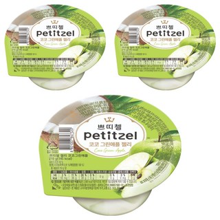 CJ petitzel 椰子青蘋果布丁 1入, 3個, 210g