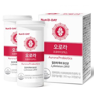 Nutri D-DAY 極光女性私密處乳酸菌膠囊, 9g, 30顆, 2個
