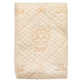 OhBabyLying 四層有機彩棉隔尿墊 - 小金龍 快速吸水 透氣乾爽, 1個