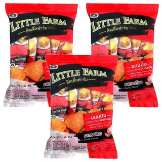 little farm 麵包餅乾隨手包 蒜香風味, 76g, 3袋