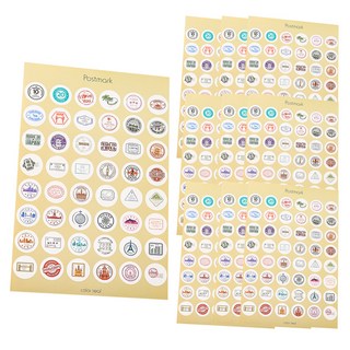 타이탄 다꾸 팬시 스티커, 우표 시리즈, 10개