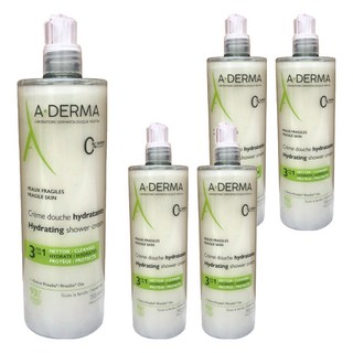 A-DERMA 艾芙美 燕麥潔膚泡沫凝膠 一般型, 750ml, 5瓶