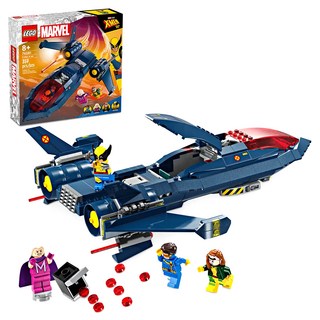 LEGO 樂高 76281 X-Men X 噴射戰機 適合8歲以上兒童 359件, 多色, 1盒