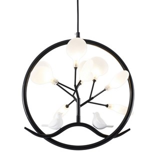 Honey Comb 北歐風LED螢火蟲餐廳吊燈 簡約時尚 適用多種空間, 黑色 + 透明