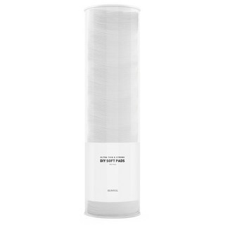 EUNYUL 化妝棉套裝 超薄 堅固 DIY化妝棉 350片 雙面不同材質, 1盒