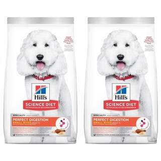 Hill's 希爾思 SCIENCE DIET 成犬 7歲以上 完美消化 小顆粒雞肉 全燕麥及糙米特調食譜, 雞, 3.5lb, 2入