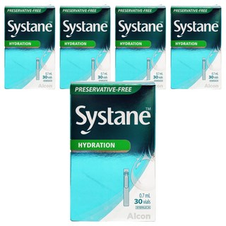 美國 Alcon 法國廠視舒坦玻尿酸潤濕液 30支, 21ml, 5盒