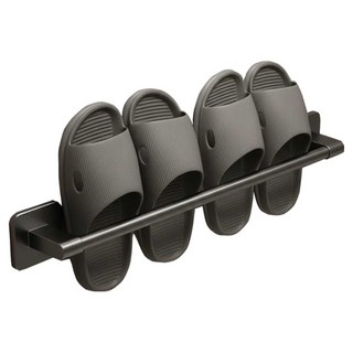 이고다 무타공 2인용 욕실 슬리퍼 거치대, 멜란지 그레이, 1개