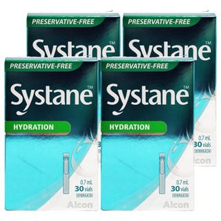 美國 Alcon 法國廠視舒坦玻尿酸潤濕液 30支, 21ml, 4盒