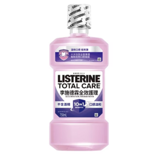 LISTERINE 李施德霖 全效護理除菌漱口水 無酒精配方 750ml + 250ml, 1組