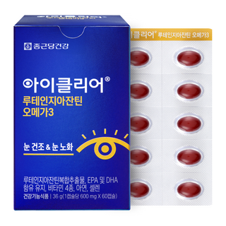 아이클리어 루테인 지아잔틴 오메가3, 60정, 1개
