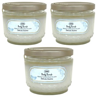 SABON 全新升級 身體磨砂膏 茉莉花語, 600g, 3罐