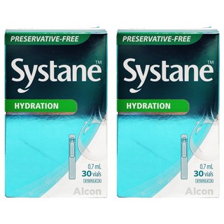 美國 Alcon 法國廠視舒坦玻尿酸潤濕液 30支, 21ml, 2盒