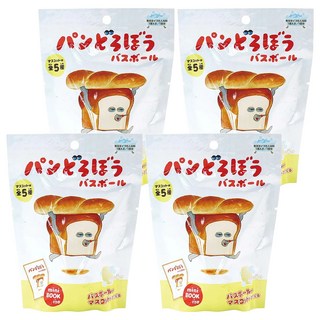 NOL BANDAI 麵包小偷入浴球 內含小物件, 60g, 4個