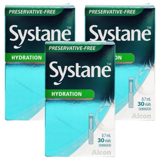 美國 Alcon 法國廠視舒坦玻尿酸潤濕液 30支, 21ml, 3盒