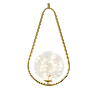 Honey Comb 北歐風LED6W餐廳吊燈 簡約現代風格 金屬電鍍材質 適用於餐廳吧台, 1入