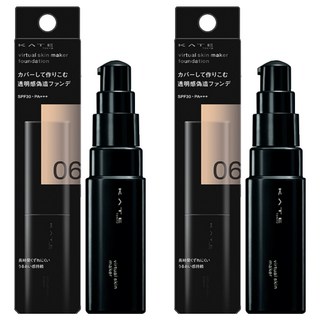 KATE 凱婷 台灣原廠公司貨 幻象零瑕粉底液 25ml, 06, 2個