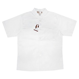 大廚 廚師衣短袖單排 M, 白色