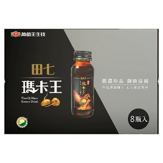 葡萄王 田七瑪卡王精華飲, 60ml, 8瓶, 6盒