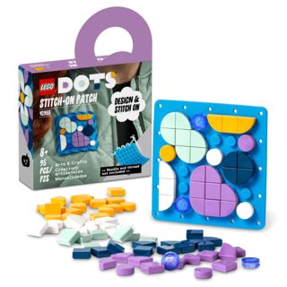 LEGO 樂高 豆豆系列 豆豆創意針縫底板 Stitch-on Patch, 95片, 型號41955, 8+, 1盒