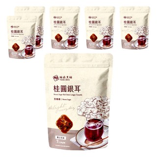 糖鼎 黑糖磚 桂圓銀耳, 30g, 7顆, 6包