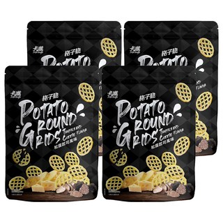 Pop-Smile 卡滋 格子脆 松露起司風味量販包, 220g, 4個