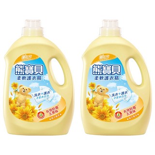 Snuggle 熊寶貝 衣物柔軟精 陽光馨香, 3.2L, 2桶