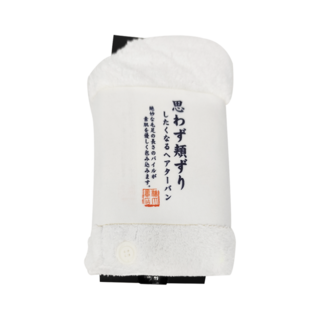 HASHIZUME 橋爪商店 超吸水柔軟髮帽 26*61cm 聚酯纖維 尼龍 日本製造, 白色, 1條