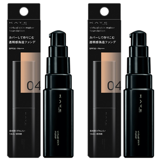 KATE 凱婷 台灣原廠公司貨 幻象零瑕粉底液 25ml, 04, 2個