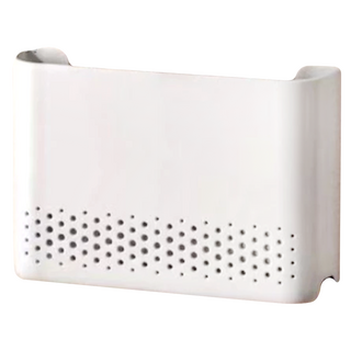 白色工廠 壁掛路由器收納盒 大尺寸 白色 壁掛收納, 1個