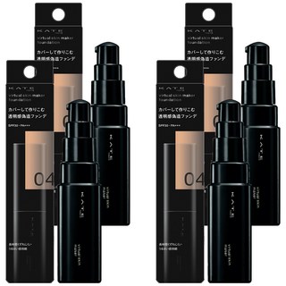 KATE 凱婷 台灣原廠公司貨 幻象零瑕粉底液 25ml, 04, 4個