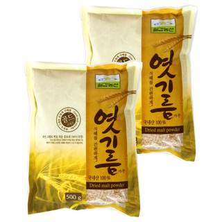 Chilkab Nongsan 麥芽粉, 韓國產大麥製作, 500g, 常溫保存, 2包