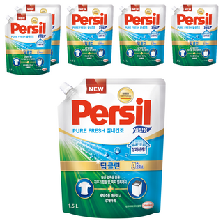 Persil 寶瀅 韓國原裝進口 室內晾衣型酵素洗衣精補充包, 1.5L, 6包