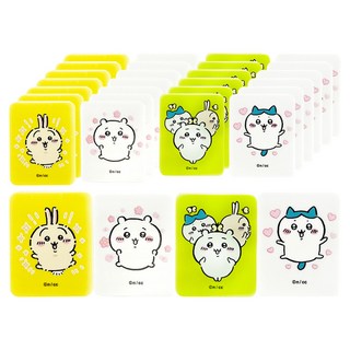 吉伊卡哇角色橡皮擦4款 x 5入組, 混合色, 25套