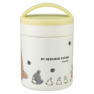 Skater 輕量不銹鋼保溫罐 直徑85 x 134mm, 龍貓 黃色 + 米色, 1個