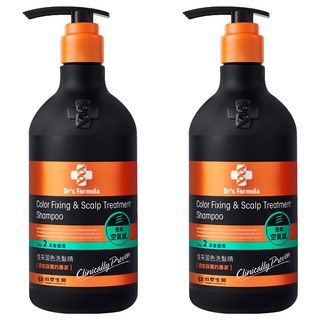 台塑生醫 Dr's Formula 恆采固色洗髮精 清爽空氣感, 580g, 2瓶