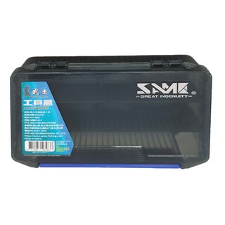 SAME 莎美 武士工具盒 A01-灰, 205x145x40mm, PP+ABS, 活動片x12, 1個