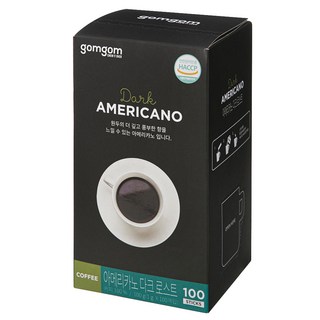 곰곰 아메리카노 다크로스트, 1g, 100개입, 1개