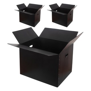 코멧 두꺼운 이사박스 3T, 블랙, 3개