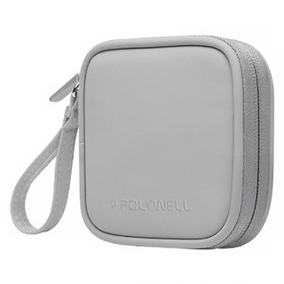 POLYWELL 寶利威爾 迷你隨身收納包, PW15-T65-0331, 灰色, 1個