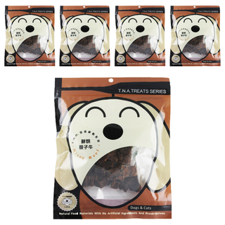 T.N.A. 悠遊 鮮點系列 寵物零食 鮮烘骰子牛 無添加甘油、防腐劑, 100g, 5包