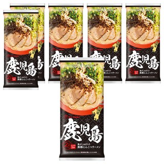 丸太 鹿兒島黑豚骨拉麵 185g 6包 湯頭濃郁香醇 麵條Q彈有嚼勁 獨立包裝設計 方便保存