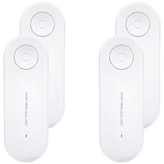 FJ 超音波驅鼠器 U9 白色 迷你輕巧設計 安靜驅鼠, 1入, 4個