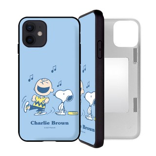 SNOOPY PEANUTS 史努比磁扣掀蓋式卡片收納手機殼