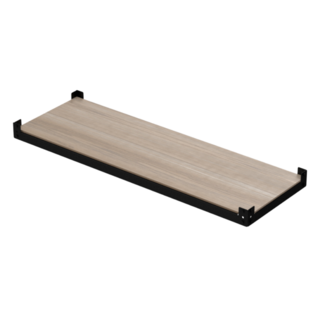 KI WISH 居家生活 單層角鋼層板, 木色, 1個