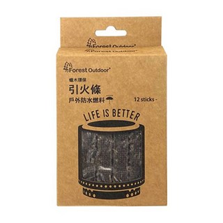 Forest Outdoor 群森戶外 引火條 快速點燃 露營野炊必備 天然材質 無異味 方便攜帶, 1盒, 135g
