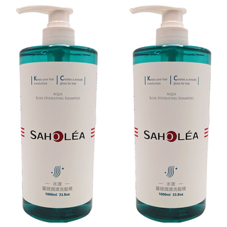 SAHOLEA 森歐黎漾 水漾薔薇潤澤洗髮精, 1L, 2瓶